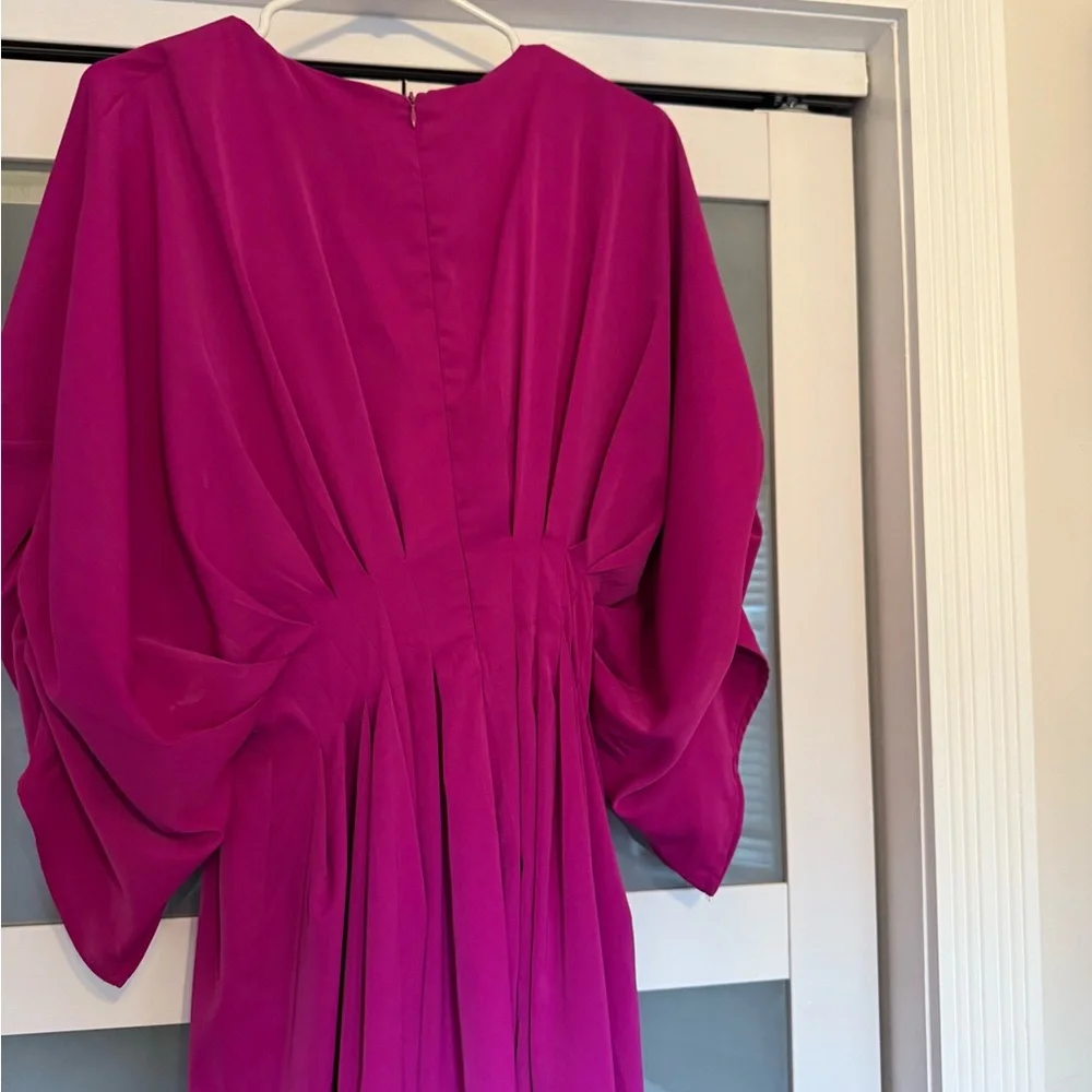 Beautiful Magenta Wide Leg Jumpsuit - Picture 11 of 16